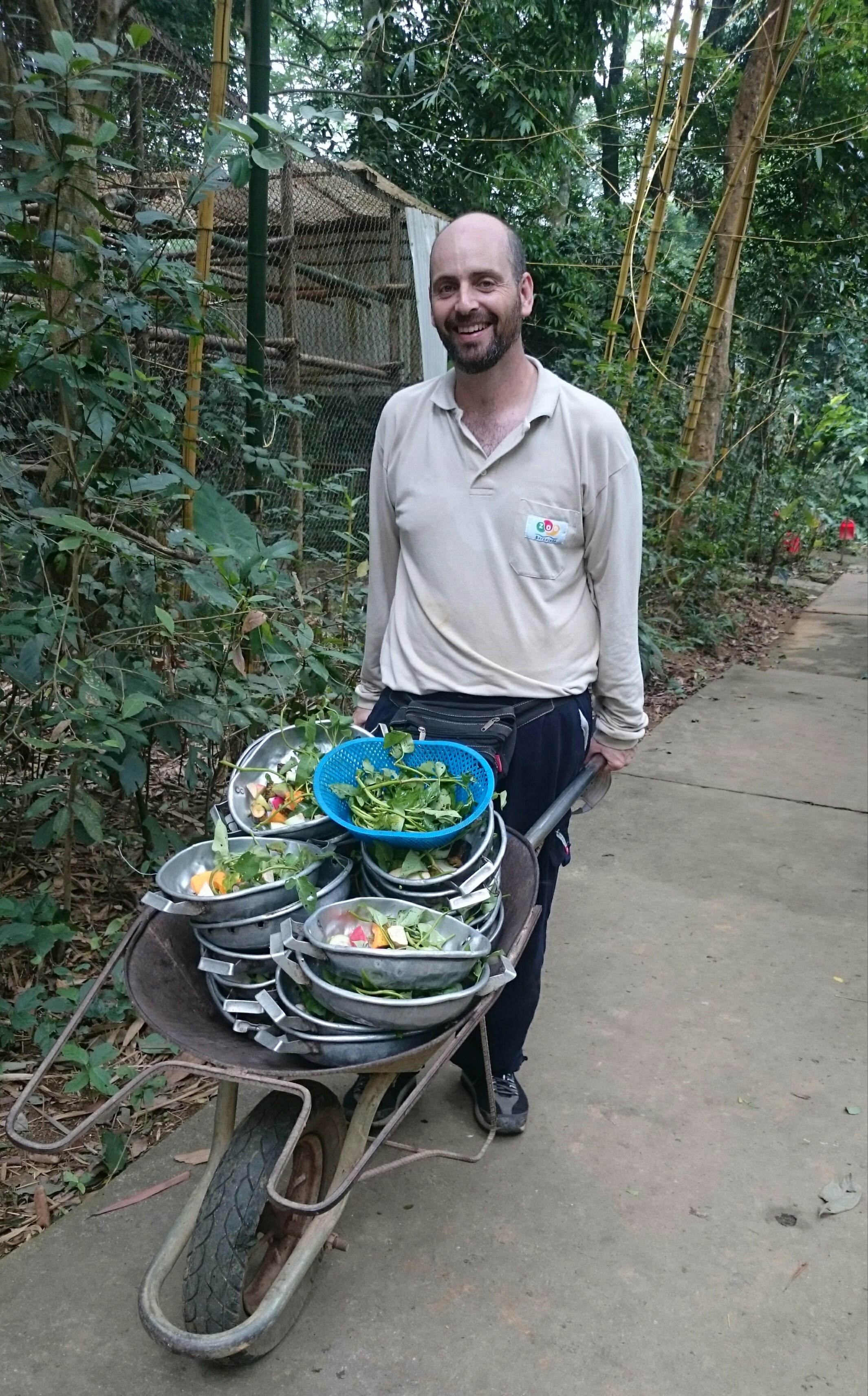 Raúl Cabrera, cuidador de primats Zoo de Barcelona