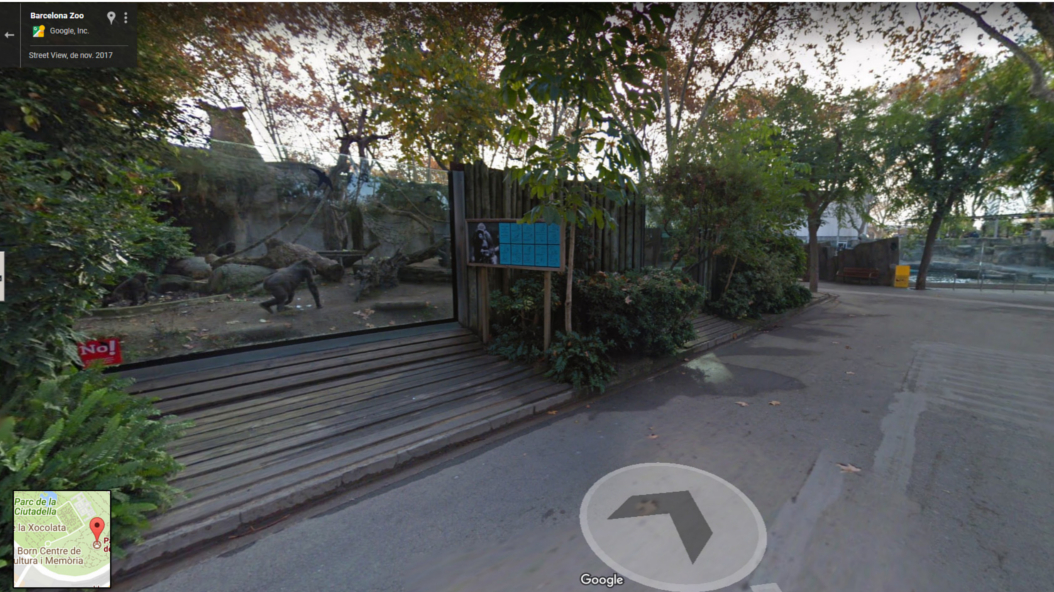 Zoo de Barcelona Google Street View