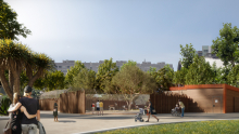 Edifici de l'Aquarama del Zoo de Barcelona